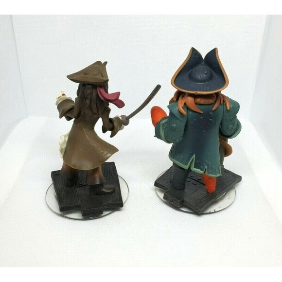 Disney Infinity Jack Sparrow & Davey Jones Game Pieces Pirates of the Caribbean - Picture 3 of 7